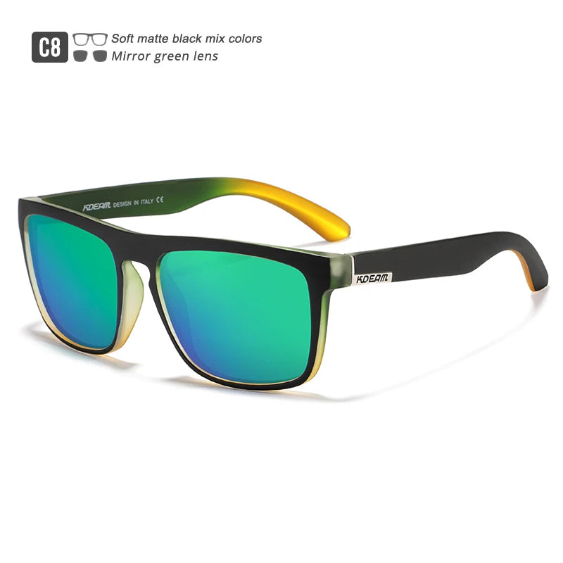 Men'S All Matching Polarized Sunglasses Photochromic Driving Glasses Night Sight UV400 Classic Colors of KD156 Medium Size