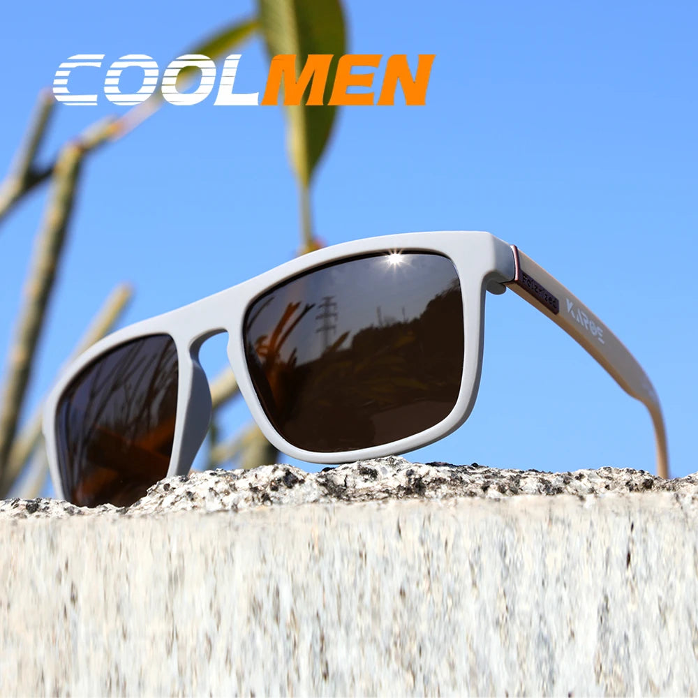 Fashion Polarized Square Sunglasses Men Women Luxury Brand Designer Men'S Sun Glasses Driving Fishing UV400 Eyewear Man
