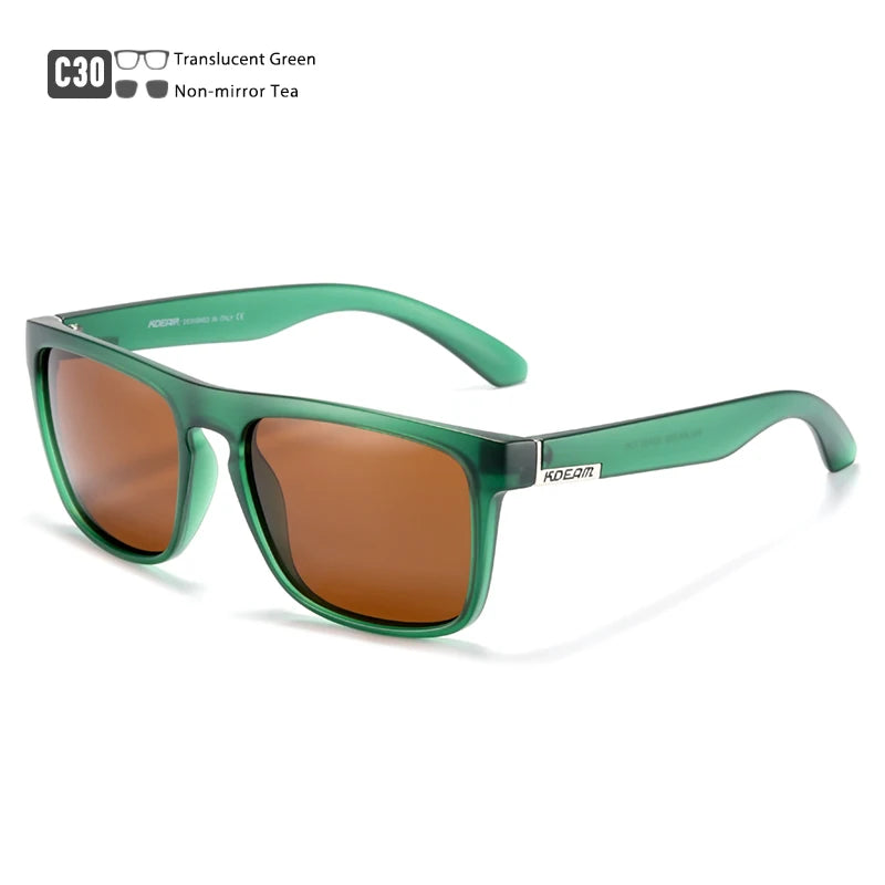 Men'S All Matching Polarized Sunglasses Photochromic Driving Glasses Night Sight UV400 Classic Colors of KD156 Medium Size