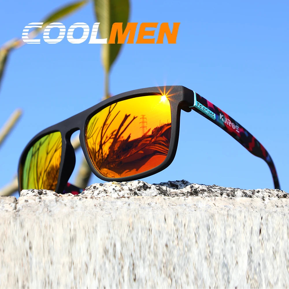 Fashion Polarized Square Sunglasses Men Women Luxury Brand Designer Men'S Sun Glasses Driving Fishing UV400 Eyewear Man