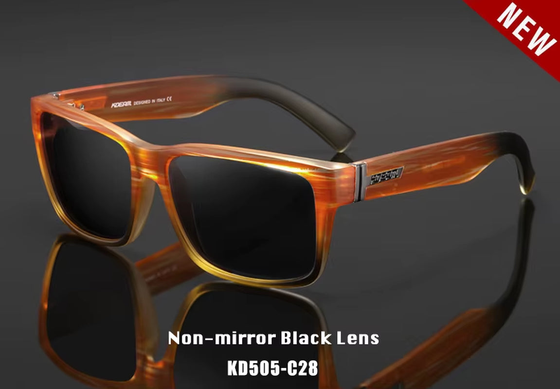 Revamp of Sport Men Sunglasses Polarized Shockingly Colors Sun Glasses Outdoor Driving Photochromic Sunglass with Box