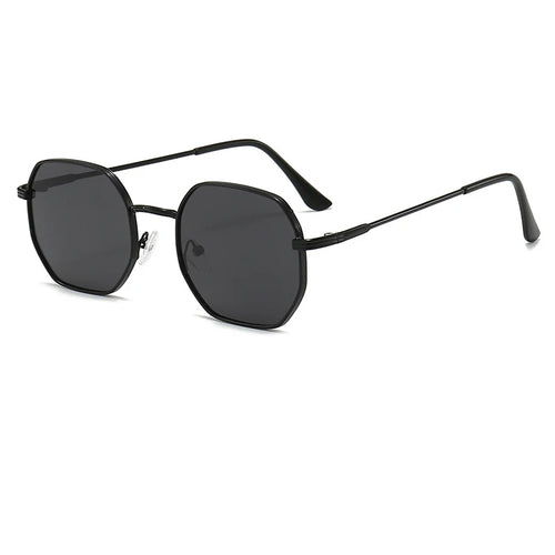Classic Metal Punk Square Sunglasses Men Women Retro Double Bridges Fashion Polygon Sun Glasses Trendy Vintage Shades UV400 2026