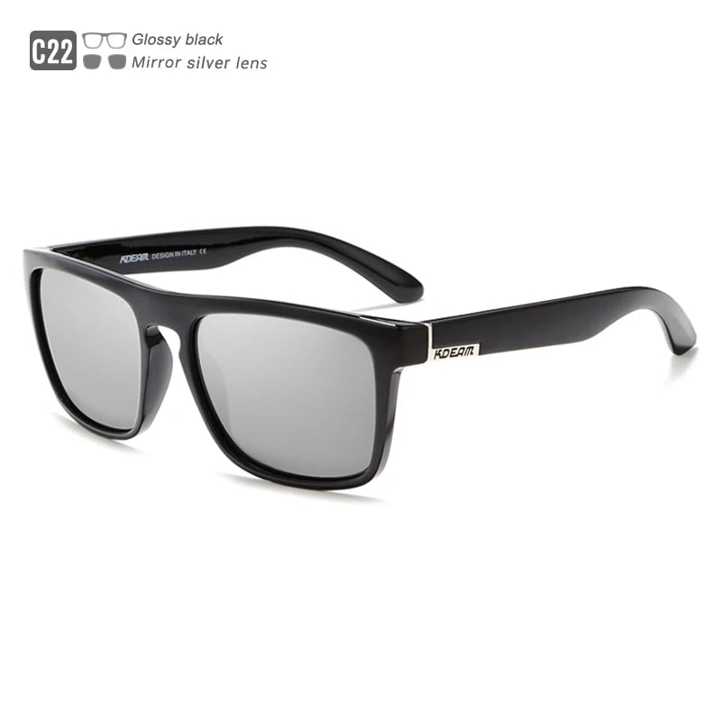 Men'S All Matching Polarized Sunglasses Photochromic Driving Glasses Night Sight UV400 Classic Colors of KD156 Medium Size