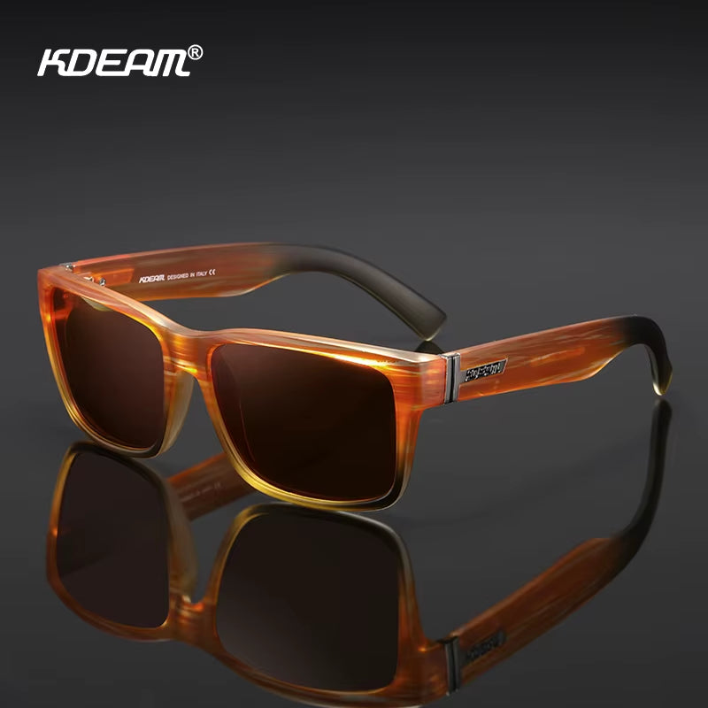 Revamp of Sport Men Sunglasses Polarized Shockingly Colors Sun Glasses Outdoor Driving Photochromic Sunglass with Box