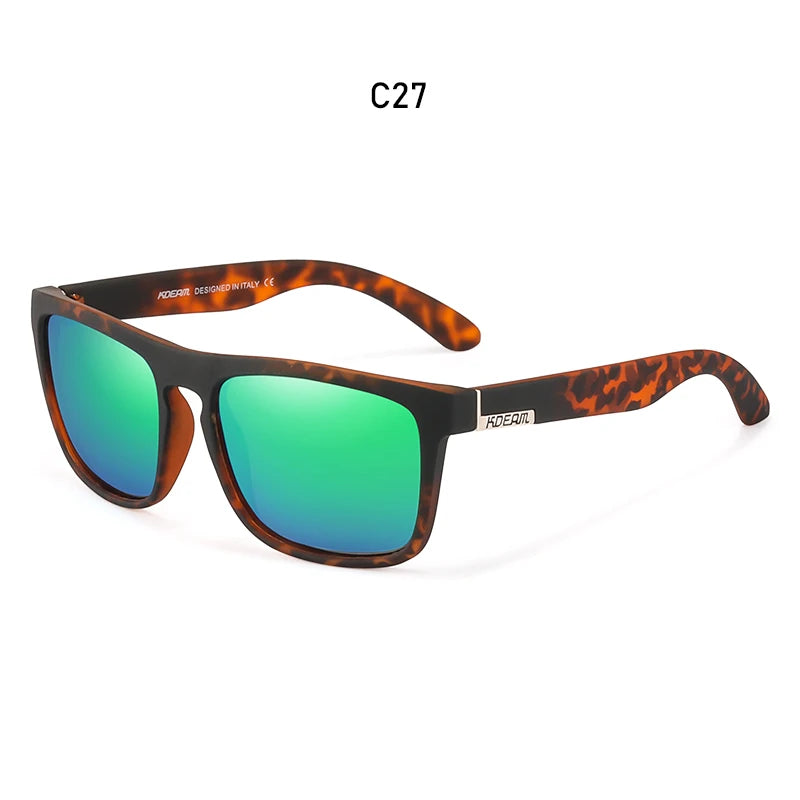 Men'S All Matching Polarized Sunglasses Photochromic Driving Glasses Night Sight UV400 Classic Colors of KD156 Medium Size