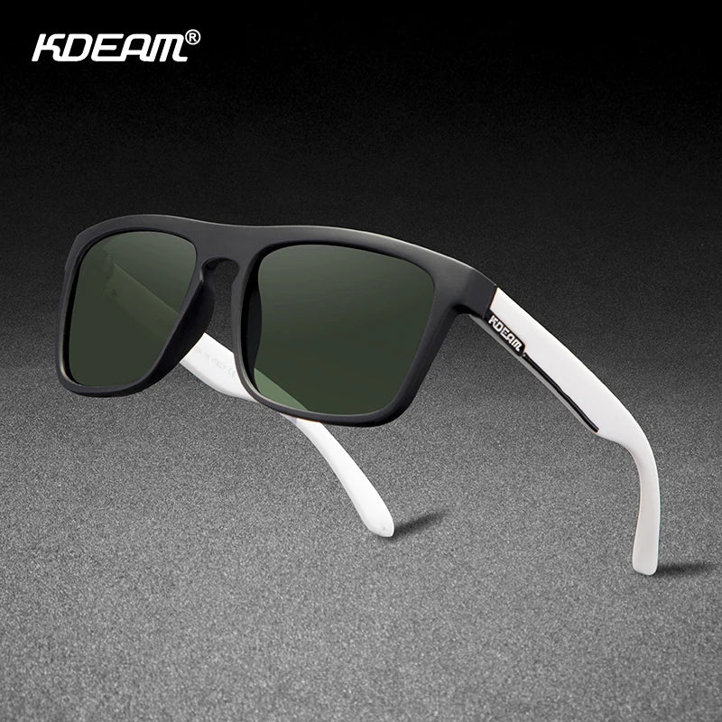 Men'S All Matching Polarized Sunglasses Photochromic Driving Glasses Night Sight UV400 Classic Colors of KD156 Medium Size