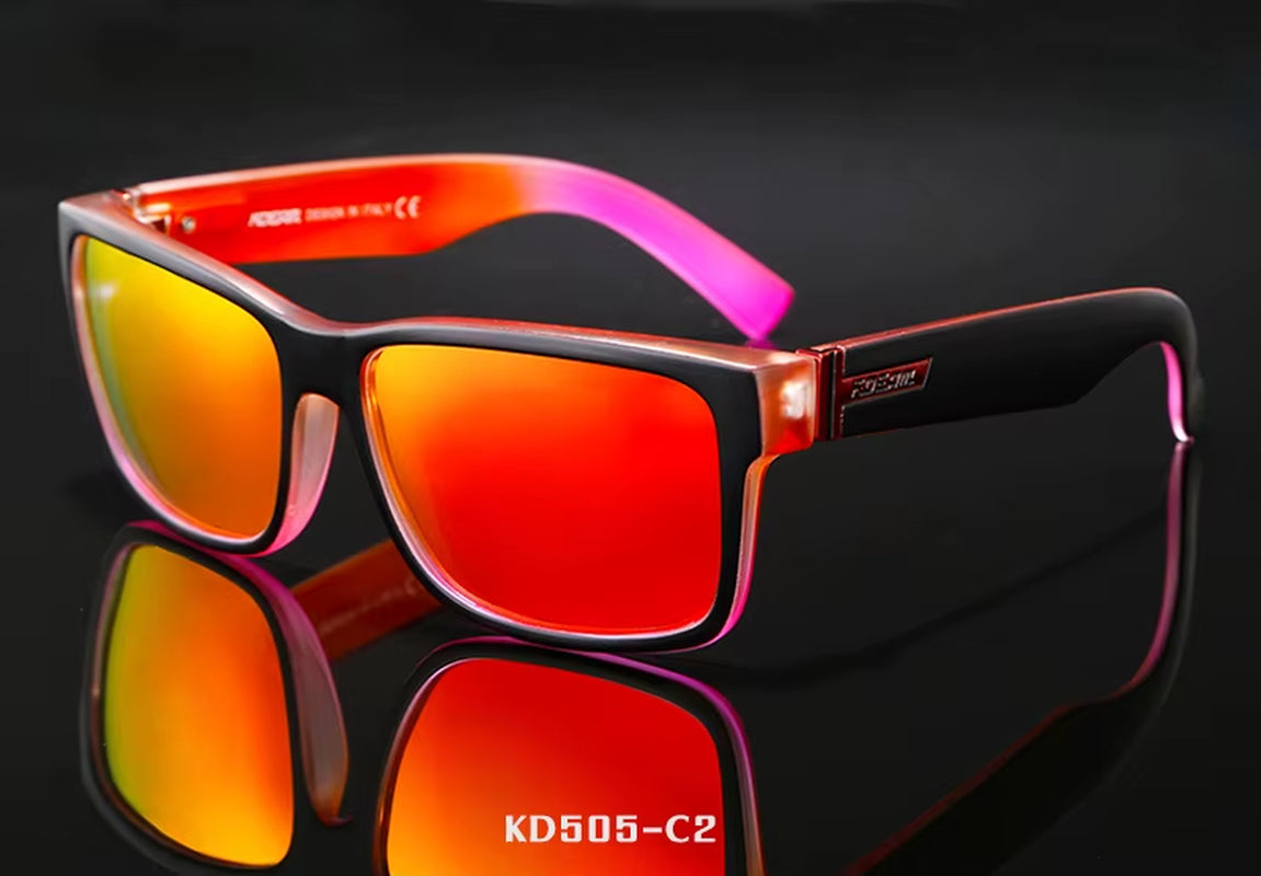 Revamp of Sport Men Sunglasses Polarized Shockingly Colors Sun Glasses Outdoor Driving Photochromic Sunglass with Box