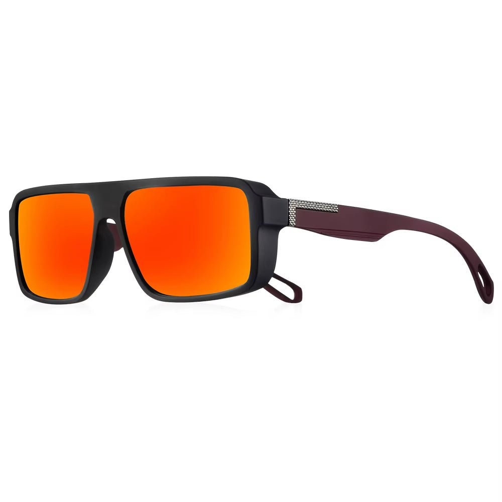Classic Square Polarized Sunglasses for Men Women Fashion Sports Sunglasses Male Vintage Outdoor Driving Fishing Shades