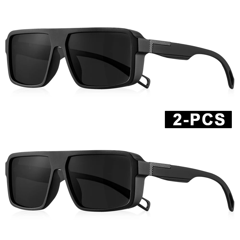 Classic Square Polarized Sunglasses for Men Women Fashion Sports Sunglasses Male Vintage Outdoor Driving Fishing Shades