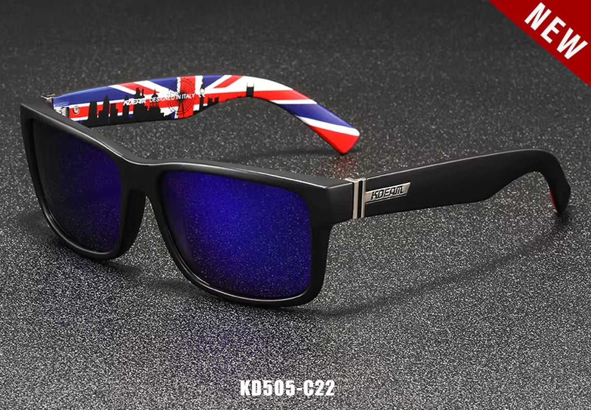 Revamp of Sport Men Sunglasses Polarized Shockingly Colors Sun Glasses Outdoor Driving Photochromic Sunglass with Box