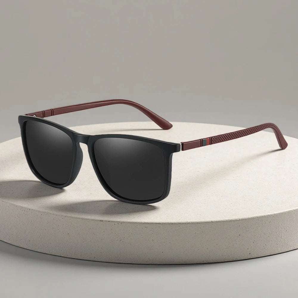 Luxury Square Polarized Sunglasses Men Women Fashion Black Sun Glasses Male Stylish anti Glare Travelling Driving Shades