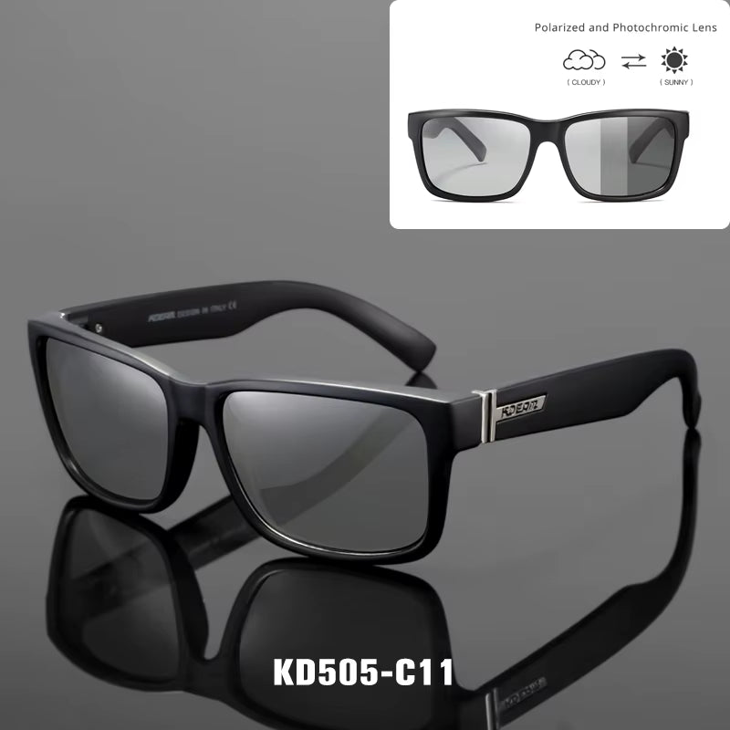 Revamp of Sport Men Sunglasses Polarized Shockingly Colors Sun Glasses Outdoor Driving Photochromic Sunglass with Box