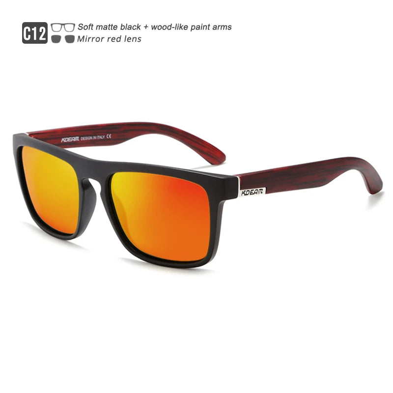 Men'S All Matching Polarized Sunglasses Photochromic Driving Glasses Night Sight UV400 Classic Colors of KD156 Medium Size