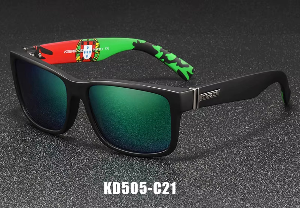 Revamp of Sport Men Sunglasses Polarized Shockingly Colors Sun Glasses Outdoor Driving Photochromic Sunglass with Box