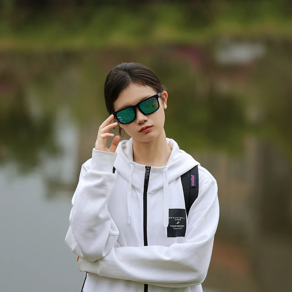 Polarized Sunglasses Men Women Fashion Square Driving Sun Glasses UV Protection Outdoor Sports Fishing Eyewear YZ2019