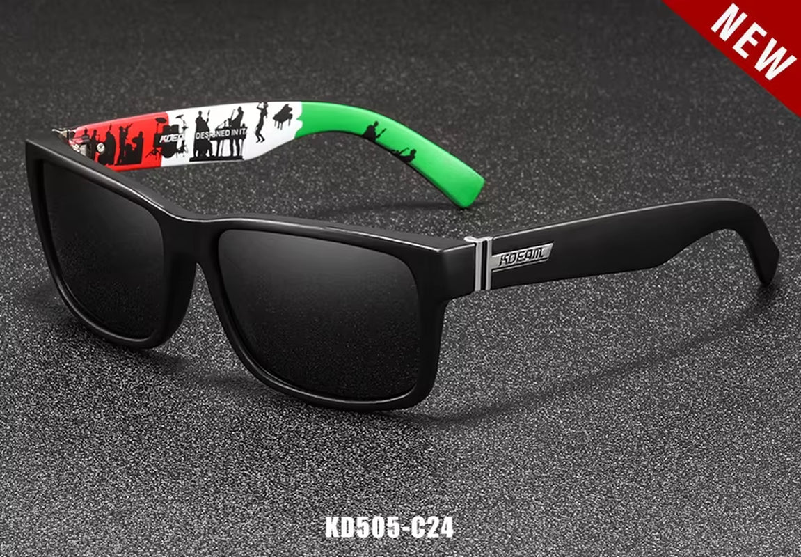 Revamp of Sport Men Sunglasses Polarized Shockingly Colors Sun Glasses Outdoor Driving Photochromic Sunglass with Box