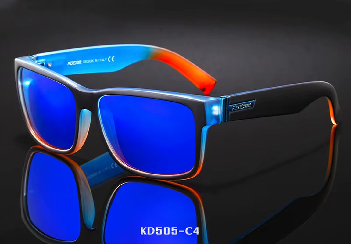 Revamp of Sport Men Sunglasses Polarized Shockingly Colors Sun Glasses Outdoor Driving Photochromic Sunglass with Box