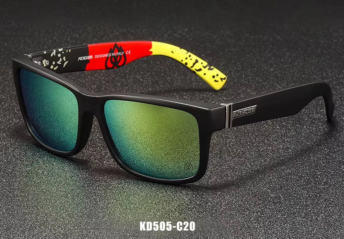 Revamp of Sport Men Sunglasses Polarized Shockingly Colors Sun Glasses Outdoor Driving Photochromic Sunglass with Box
