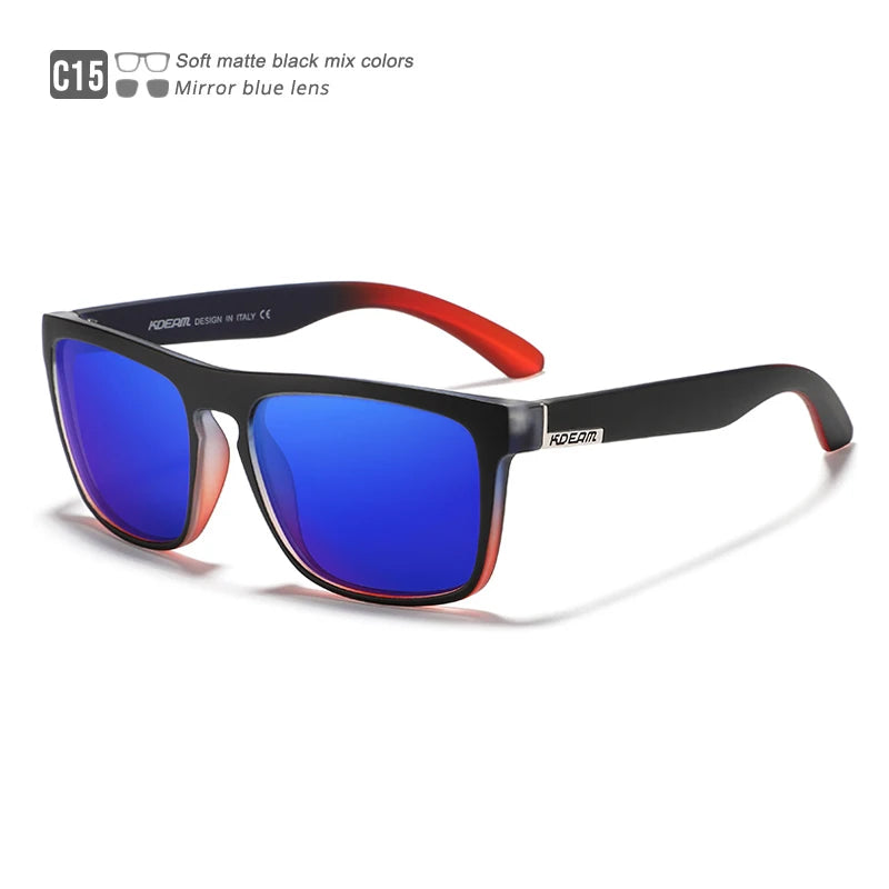 Men'S All Matching Polarized Sunglasses Photochromic Driving Glasses Night Sight UV400 Classic Colors of KD156 Medium Size