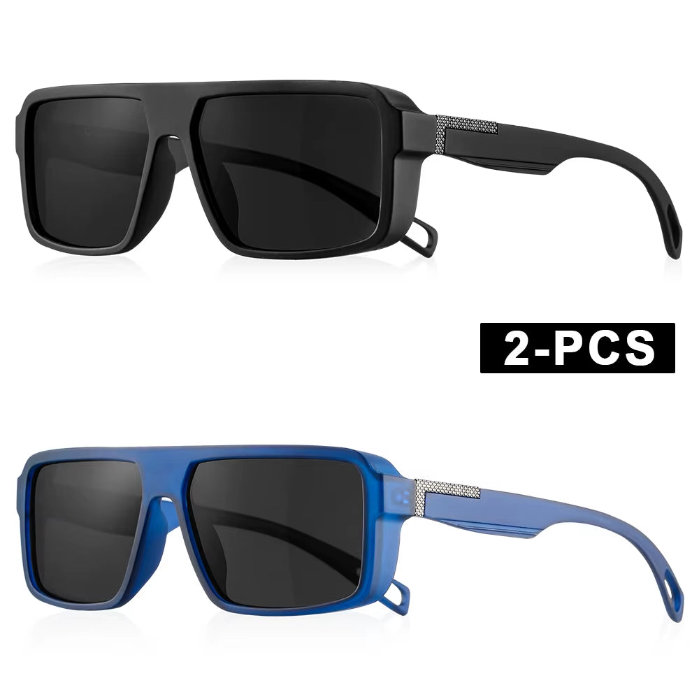 Classic Square Polarized Sunglasses for Men Women Fashion Sports Sunglasses Male Vintage Outdoor Driving Fishing Shades
