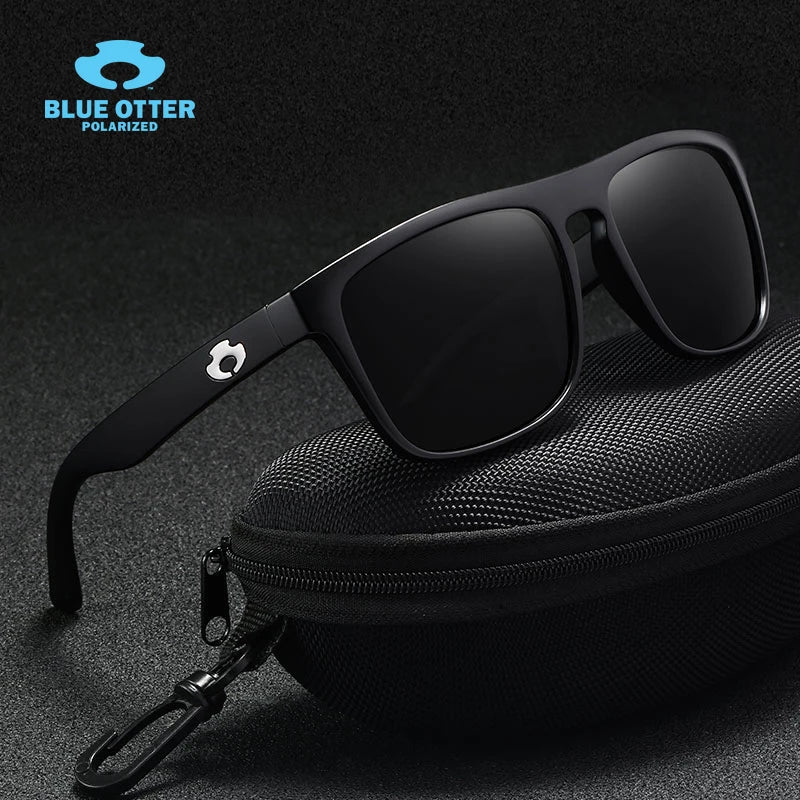 Polarized Uv-Protective Anti-Glare Square Unisex Sunglasses - HD Vision for Sports & Daily Use BT05
