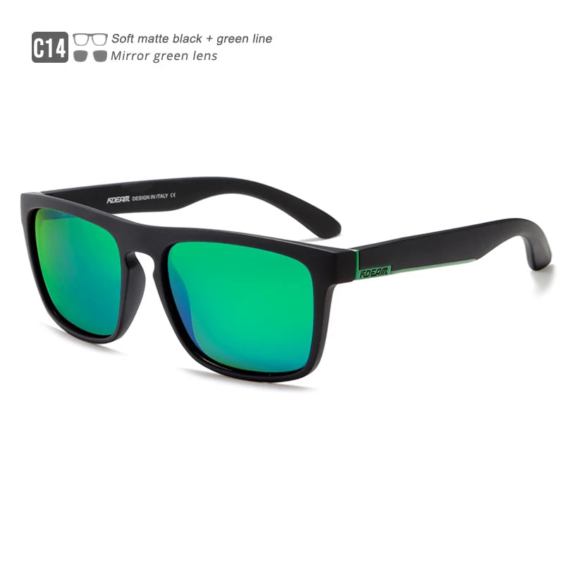 Men'S All Matching Polarized Sunglasses Photochromic Driving Glasses Night Sight UV400 Classic Colors of KD156 Medium Size