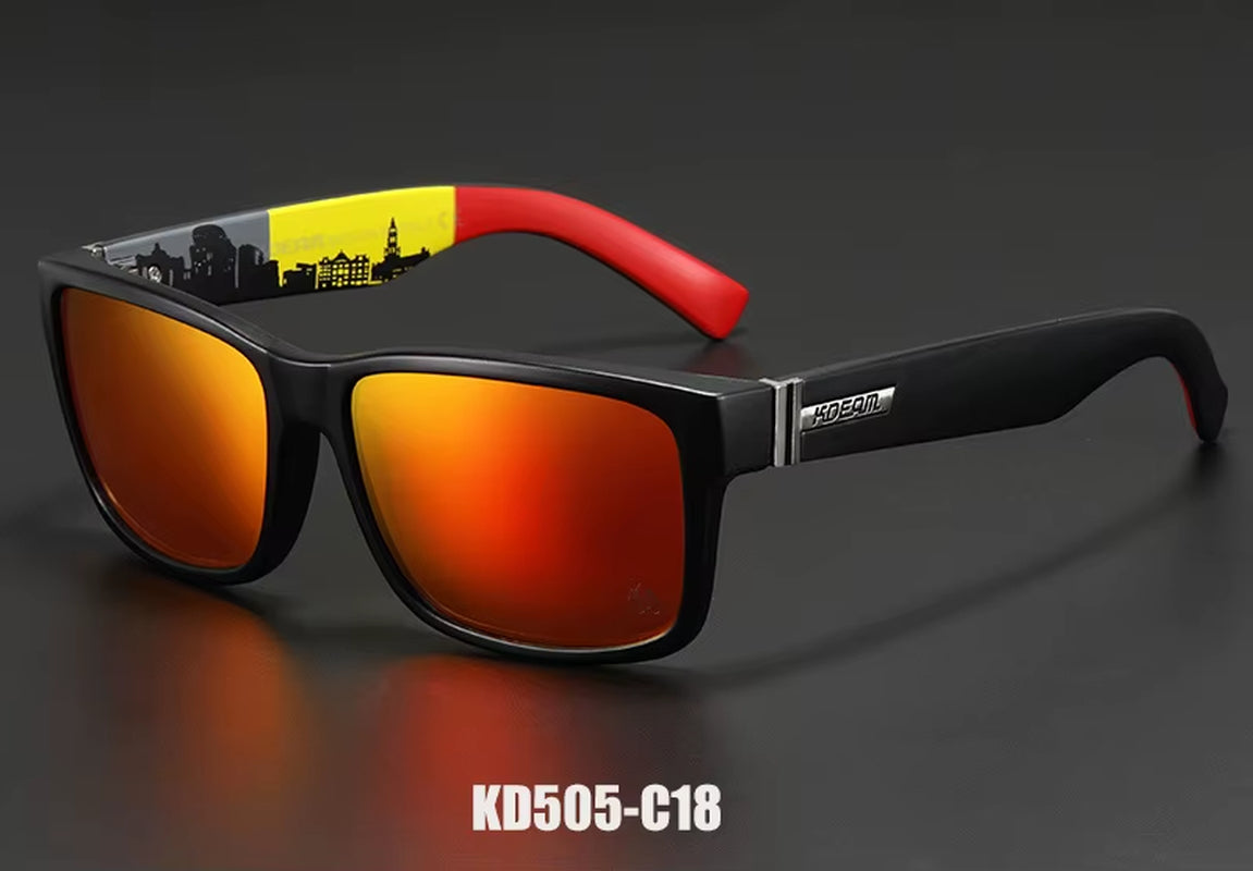Revamp of Sport Men Sunglasses Polarized Shockingly Colors Sun Glasses Outdoor Driving Photochromic Sunglass with Box