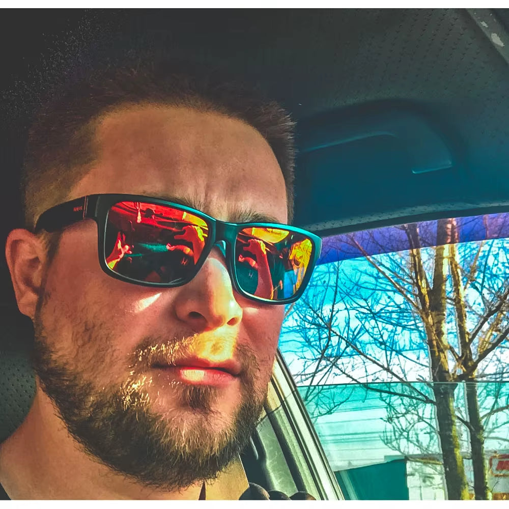 Revamp of Sport Men Sunglasses Polarized Shockingly Colors Sun Glasses Outdoor Driving Photochromic Sunglass with Box