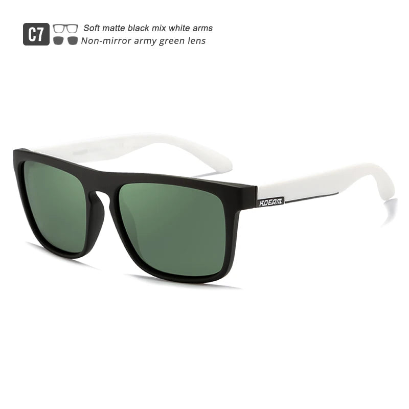 Men'S All Matching Polarized Sunglasses Photochromic Driving Glasses Night Sight UV400 Classic Colors of KD156 Medium Size