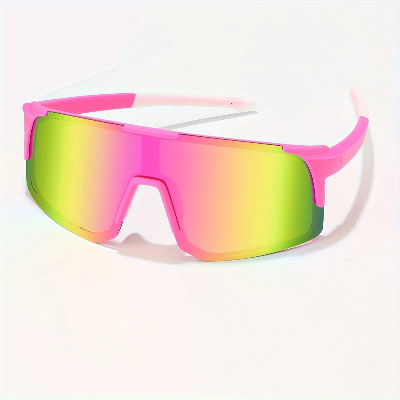 Sports Wrap around Sunglasses for Women Men Large One Piece Sun Shades for Cycling Fishing Skiing Fashion Sun Glasses UV400