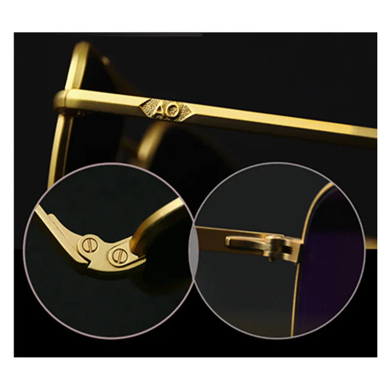 Aviation Sunglasses Men Women Outdoor Driving Glasses Pilot American Army Military Optical AO Sunglasses Glasses Oculos De Sol