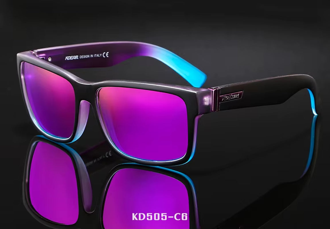 Revamp of Sport Men Sunglasses Polarized Shockingly Colors Sun Glasses Outdoor Driving Photochromic Sunglass with Box