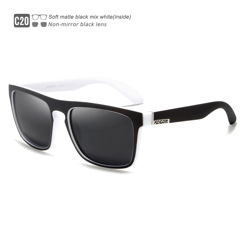 Men'S All Matching Polarized Sunglasses Photochromic Driving Glasses Night Sight UV400 Classic Colors of KD156 Medium Size