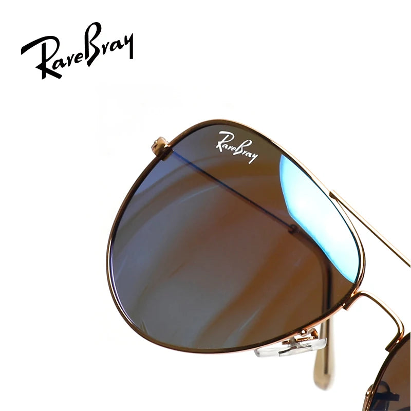 Brand Original Unisex Pilot Sunglasses Retrio Trendy UV400 Polarized Driving Travel Women/Men Anti-Glare Eyeglasses