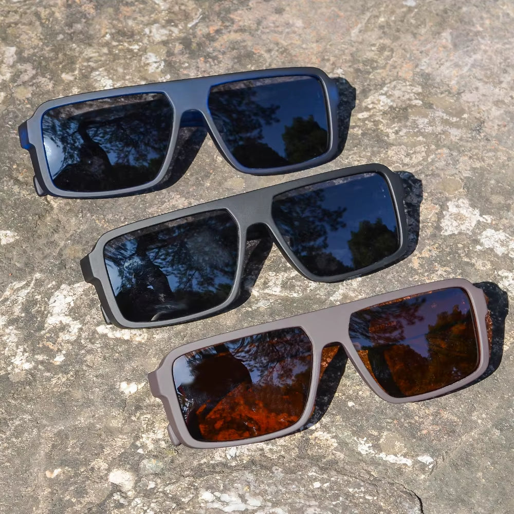 Classic Square Polarized Sunglasses for Men Women Fashion Sports Sunglasses Male Vintage Outdoor Driving Fishing Shades