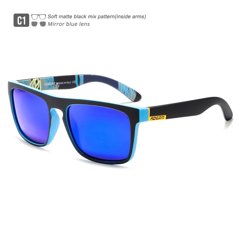 Men'S All Matching Polarized Sunglasses Photochromic Driving Glasses Night Sight UV400 Classic Colors of KD156 Medium Size