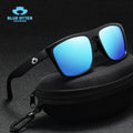 Polarized Uv-Protective Anti-Glare Square Unisex Sunglasses - HD Vision for Sports & Daily Use BT05