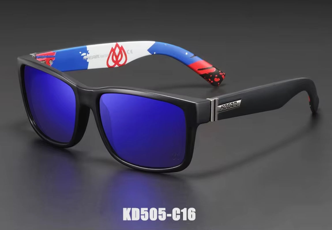 Revamp of Sport Men Sunglasses Polarized Shockingly Colors Sun Glasses Outdoor Driving Photochromic Sunglass with Box